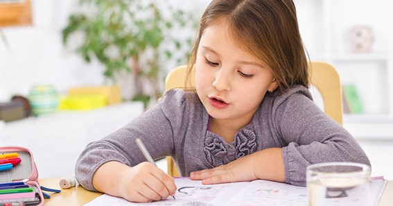 How can children learn to do homework and study by themselves